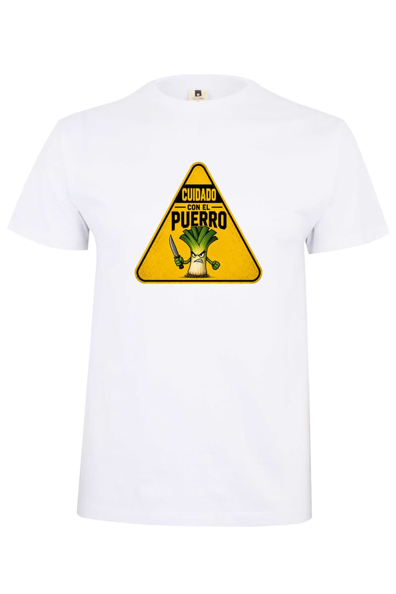 Camiseta Cuidado con el Puerro - Imagen 3
