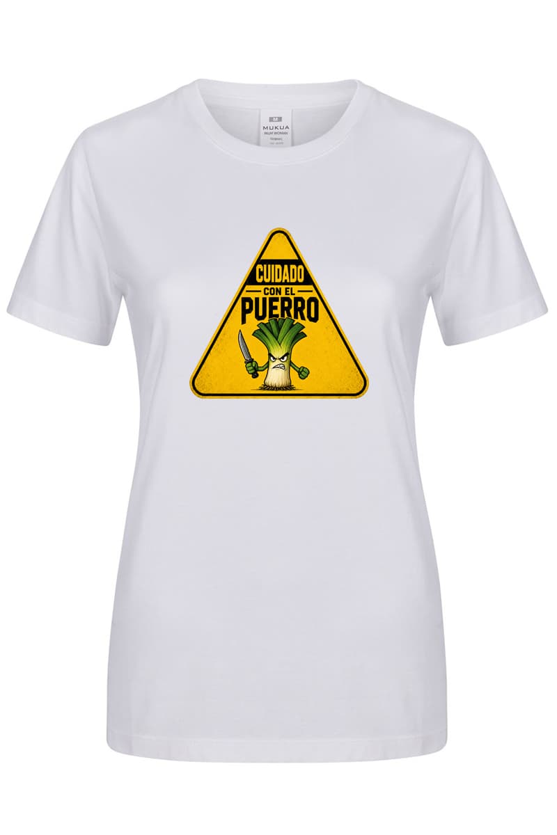 Camiseta Cuidado con el Puerro - Imagen 2